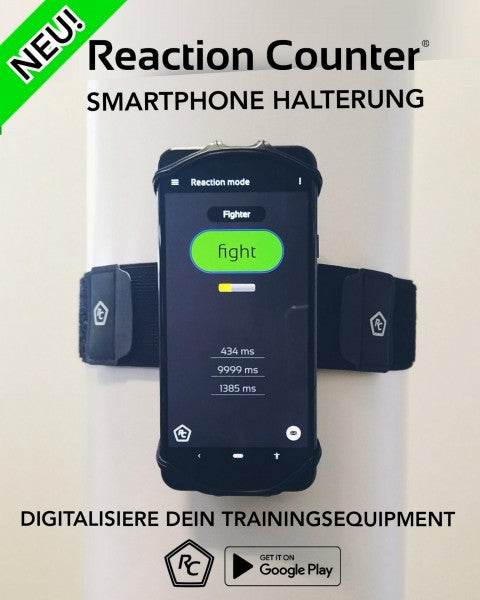 Reaction counter smartphone holder