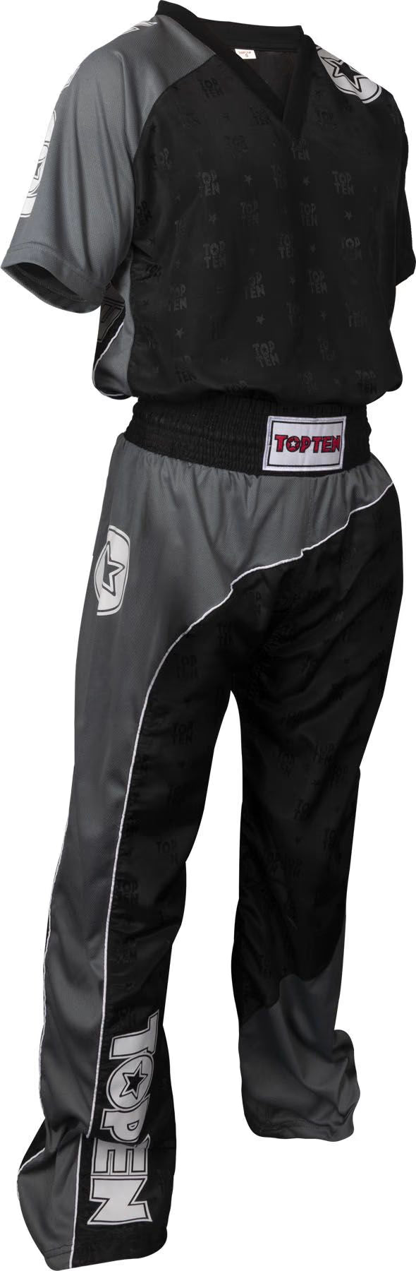 Top Ten Mesh uniform 16841 model - Black/grey