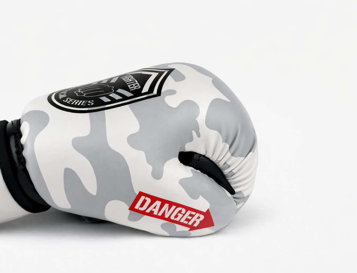 Fighter Open Gloves Tactical Edition - white/black